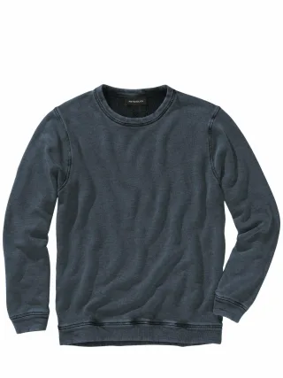 Mey & Edlich Herren Lava-Sweatshirt Blau 100 % Baumwolle (bio)