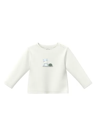 s.Oliver - T-Shirt creme/weiß - Gr. - 56