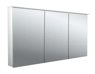 emco Lichtspiegelschrank flat II Lichtsegel, Aufputz, mit Waschtischbeleuchtung, 3 Türen, 1400 mm, 9 979706406