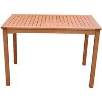 Spetebo Gartentisch Gartentisch aus Eukalyptus Holz (Stück, 1-St., Holztisch), Garten Esstisch aus FSC Massivholz geölt