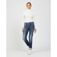 GANG Relax-fit-Jeans 94AMELIE (94AMELIE WIDE) aus Sweat Denim