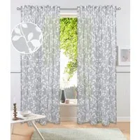 OTTO home Gardine Issoire (1 St), Multifunktionsband, transparent, Wohnzimmer, Schlafzimmer, Esszimmer, gemustert und halbtransparent