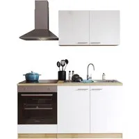 RESPEKTA Pantryküche Merle, Breite 160 cm, mit E-Geräten, Soft-Close, wahlweise mit Induktion