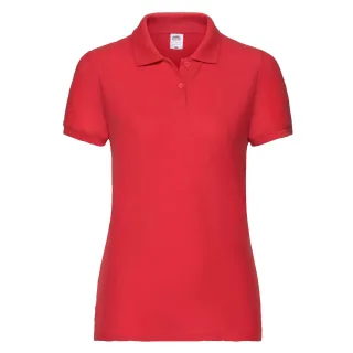 Fruit of the Loom - "65/35" Poloshirt für Damen (Rot)