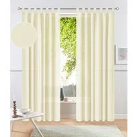 OTTO home Vorhang Raja (2 St), Schlaufen, blickdicht, Polyester, 2er-Set, Bestseller, einfarbig, modern, pflegeleichte Mikrofaser