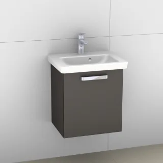 Artiqua 414 Waschtischunterschrank für Subway 2.0 7315F0 Stahlgrau Metallic, 414-WUT-V79-R-7141-88 414-WUT-V79-R-7141-88