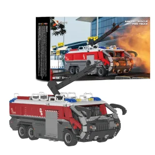 Xbert Brix 66106 Heavy Duty Airport Rescue Emergency Vehicle Fire Truck Model Building Block Assembly Kit 2776pcs Brick