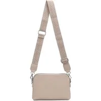 ITALYSHOP24 Schultertasche Damen Tasche Bodybag Umhängetasche Crossbody Brusttasche Handtasche, Crossover Muster Taschengurt Smartphone Geldtasche Abend Handy Clutch