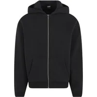 URBAN CLASSICS Strickpullover Urban Classics Fluffy Zip Cardigan (1-tlg)