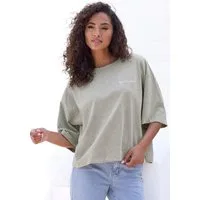 Copenhagen Studios Oversize-Shirt mit hochwertiger Logostickerei aus heavy Bio-Baumwoll-Qualität