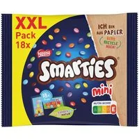 Smarties Schokolade, Smarties Mini XXL Beutel bunte Schokolinsen mit Überzug 259g