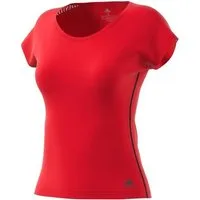 adidas Performance Tennisshirt Barricade rot Damen