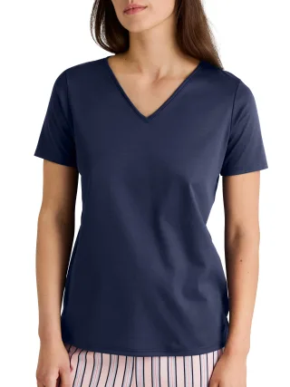 CALIDA - DAMEN Shirt kurzarm peacoat blue - Gr. - L