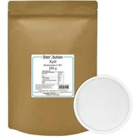 DistrEbution Süßungsmittel Xylit Birkenzucker (Xylitol) - Kalorienarmes Süßungsmittel, 250 g, Hochreine Qualität