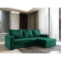 Masseno Ecksofa CARL mit Schlaffunktion L-Form, Sofa mit Bettkasten