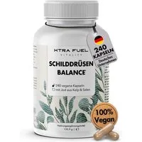 XTRA FUEL Schilddrüsen Balance Thyro Komplex - Formel mit Kelp, Thymian & Selen Kapseln, 133.9 g