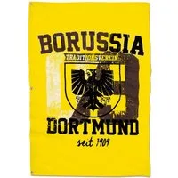BVB Fahne BVB-Hissfahne mit Stadtwappen (150 x 100 cm) (Packung, 1-St., Fahne)