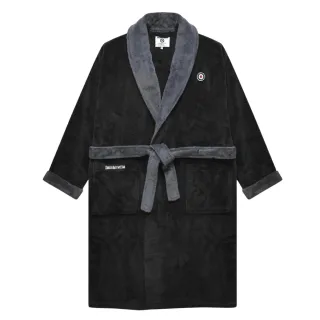 Lambretta - "Luxury AW25" Morgenmantel für Herren (Schwarz/Eisen)
