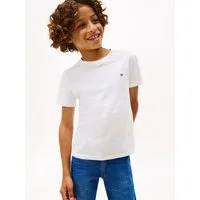 Tommy Hilfiger T-Shirt ESSENTIAL ARCHIVE FIT TEE SS Kinder bis 16 Jahre, Rundhals, Logostickerei
