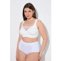 Ulla Popken Bustier Bralette Spitze Mikrofaser ohne Bügel