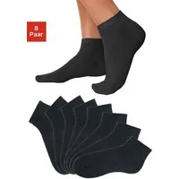 Go in Kurzsocken (Packung, 8-Paar) uni in Basic Farben