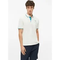 s.Oliver Kurzarmshirt Polo-Shirt Poloshirt aus Baumwollpiqué mit Kontrast-Details