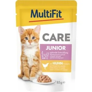 MultiFit Care Nassfutter Katze Junior Huhn 48x85 g