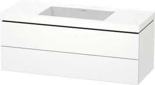 Duravit L-Cube c-bonded Set wandhängend Weiß 1200x480x500 mm - LC6929N8484 LC6929N8484