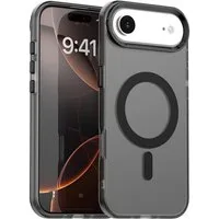 Wigento Handyhülle Für Apple iPhone 17 Air Candy Design Magsafe TPU Hybrid Hülle Schwarz, Magsafe Funktion, Stoßschutz, präzise Aussparungen