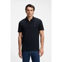 BOSS ORANGE Poloshirt Passerzip Regular Fit Zipper Zip Classic Stretch Pique Polo, pflegeleicht