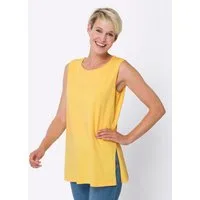Sieh an! Shirttop Longtop Ärmellos