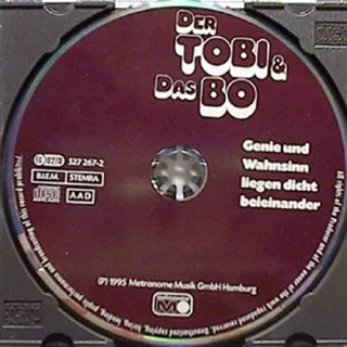 Genie und Wahnsinn liegen dicht beieinander [Audio CD] Der Tobi & Das Bo