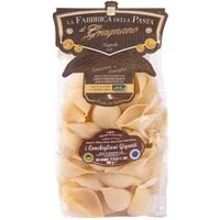 La Fabbrica della Pasta di Gragnano Nudeln Conchiglioni Giganti IGP Trafilatura al Bronzo 500g, Pasta Di Gragnano, 500 g