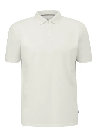 qs - Polo-Shirt creme - Gr. - S