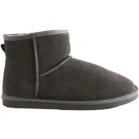 Next Signature Slipper-Stiefel aus Veloursleder Hausschuh