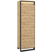 Compleo Kleiderschrank LIMA mit Drehtür, push to open, Schränke mit Tür