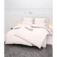 Janine Bettwäsche PIANO 0125 31, Seersucker 100% Baumwolle, uni, bügelfrei, Soft-Seersucker, 2 teilig, Markenreißverschluss, feinfädige Qualität, gekämmte Mako-Garne