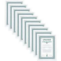 IDEAL TREND Bilderrahmen 2er 3er 5er 10er Pack Dokument Bilderrahmen 21x29,7 DIN A4 Urkunde Fot, für 10 Bilder (10 St)