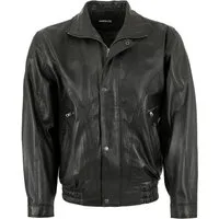 Maddox Lederjacke Holdo MADDOX - Herren Lederjacke Blouson Lammnappa schwarz