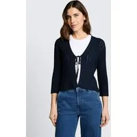 TOM TAILOR Cardigan Pullover & Strickjacken Cardigan mit Schleifendetail