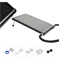 Arebos Solarabsorber Solarmatte Pool Solarheizung Poolheizung Solar Heizung, BxL: 65x110 cm, 0,72 m² Absorberfläche, Stück, Poolheizung, Wasser Erhitzung durch Solar
