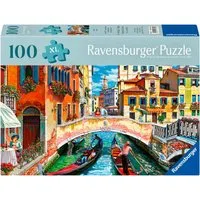 Ravensburger Puzzle Feel Well & Puzzle, Venedig, 100 Puzzleteile, XL, für Erwachsene, Made in Europe