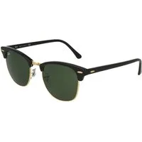 Ray-Ban Sonnenbrille Ray-Ban Clubmaster RB3016 W0365 Black On Arista Green
