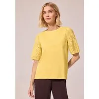 STREET ONE STUDIO T-Shirt mit Lochstickerei