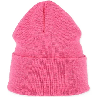 Halsüberkopf Accessoires - Umschlagmütze glatt pink - Gr. - OS