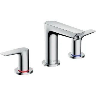 hansgrohe Talis E 3Loch Waschtischarmatur 71733000 chrom, mit Ablaufgarnitur