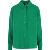 URBAN CLASSICS Klassische Bluse Urban Classics Ladies Oversized Musselin Blouse