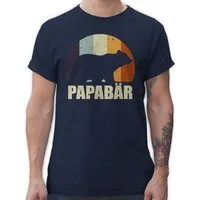 Shirtracer T-Shirt Papa Bär Papa Bear Vatertag Geschenk für Papa