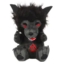 Horror-Shop Plüschfigur Schwarzer Gothic Werwolf Kuscheltier aus Plüsch 20