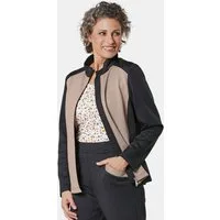 GOLDNER Shirtjacke Leichte Freizeitjacke mit Stehkragen und Reißverschluss